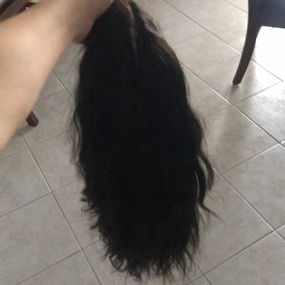 . 26 in Brazilian wig , black wavy & very soft